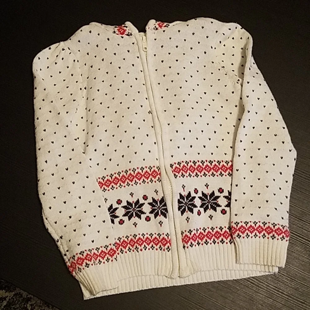 Gymboree Zip-up Hooded Sweater- Size 7/8 (M) (E4)